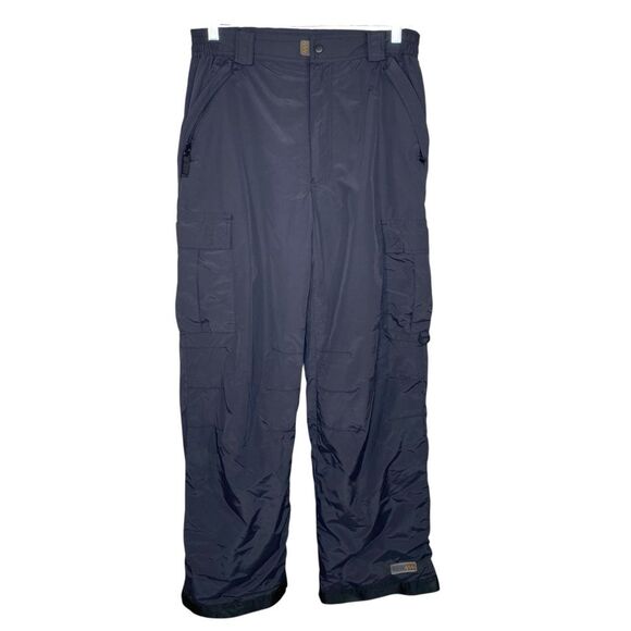 Pulse Mens Insulated Ski Snow Pants Size Large 100% Nylon w Poly Lining - Picture 1 of 7
